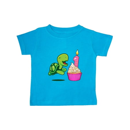 Inktastic 1st Birthday Turtle Gift Baby Boy or Baby Girl T-Shirt