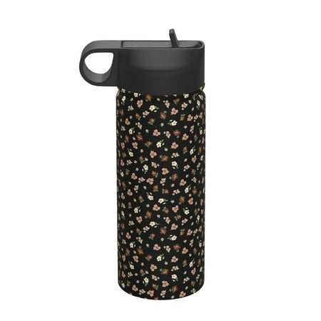 Adobk Flower Pattern On Black Print Water Bottle 18oz Sports Insulated Kettle for Cycling Gym Basketball Outdoor Suitable as a Present
Adobk Flower Pattern On Black Print Water Bottle 18oz Sports Insulated Kettle for Cycling Gym Basketball Outdoor Suitable as a Present