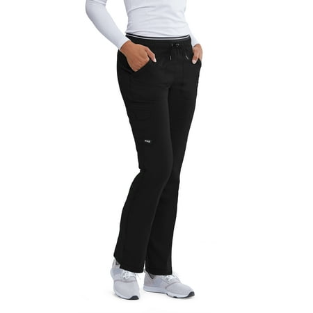 Grey s Anatomy Women s GRSP005 Scrub Pant-Black-2XL