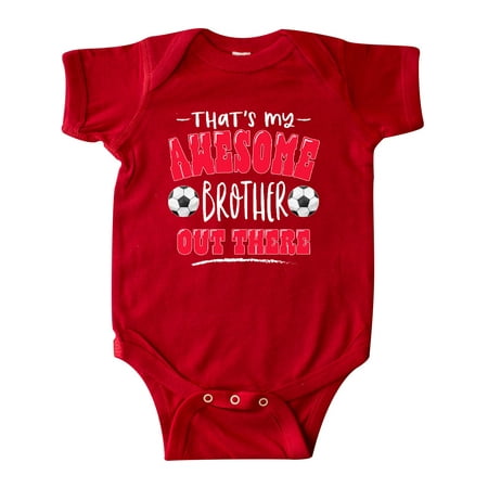 Inktastic That s My Awesome Brother Out There with Soccer Balls Gift Baby Boy or Baby Girl Bodysuit
Inktastic That s My Awesome Brother Out There with Soccer Balls Gift Baby Boy or Baby Girl Bodysuit
