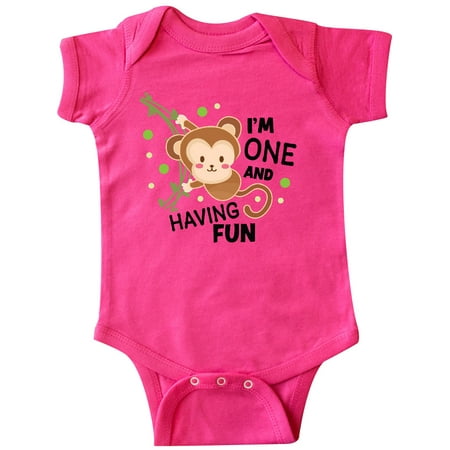 Inktastic I m One and Having Fun with Monkey Gift Baby Boy or Baby Girl Bodysuit
Inktastic I m One and Having Fun with Monkey Gift Baby Boy or Baby Girl Bodysuit
