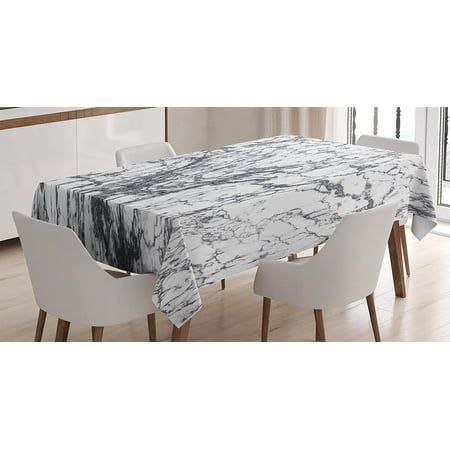 Mindunm Abstract Tablecloth Murky Marble Rock Motifs with Fractal Abstract and Print Rectangular Table Cover for Dining Room Kitchen Decor 60 X 84 Grey White
Mindunm Abstract Tablecloth Murky Marble Rock Motifs with Fractal Abstract and Print Rectangular Table Cover for Dining Room Kitchen Decor 60 X 84 Grey White