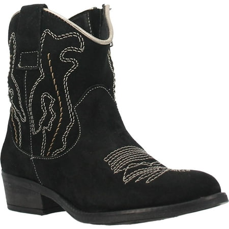 Women s Dingo Daisy Mae Suede Leather Boots Black