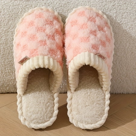 SHZGXYC Cozy Soft Winter Plush Closed Toe Slip-ons: Fuzzy Shoes with Comfortable Sole
SHZGXYC Cozy Soft Winter Plush Closed Toe Slip-ons: Fuzzy Shoes with Comfortable Sole