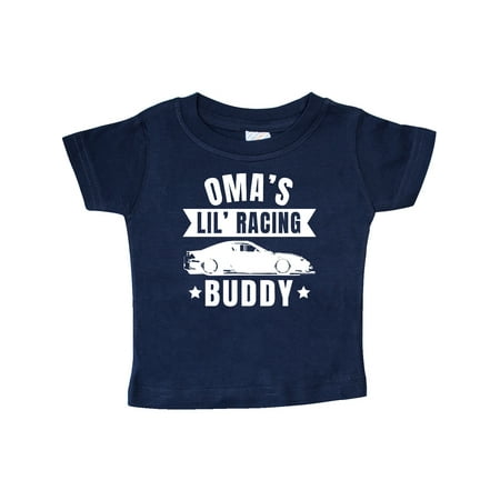Inktastic Oma s Lil Racing Buddy with Car Silhouette Gift Baby Boy or Baby Girl T-Shirt
Inktastic Oma s Lil Racing Buddy with Car Silhouette Gift Baby Boy or Baby Girl T-Shirt