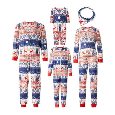 Family Matching Christmas Pajamas Set Romper Cartoon Animals/Letter Snowflake Elk Print Long Sleeve Jumpsuits Sleepwear
Family Matching Christmas Pajamas Set Romper Cartoon Animals/Letter Snowflake Elk Print Long Sleeve Jumpsuits Sleepwear
