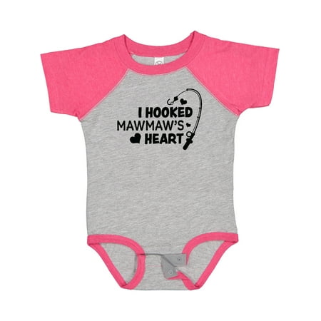 Inktastic I Hooked Mawmaw s Heart with Fishing Rod Gift Baby Boy or Baby Girl Bodysuit
Inktastic I Hooked Mawmaw s Heart with Fishing Rod Gift Baby Boy or Baby Girl Bodysuit