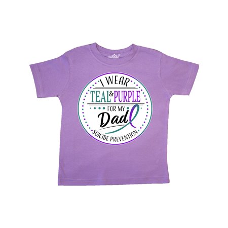 Inktastic Suicide Prevention- I Wear Teal and Purple for My Dad Gift Toddler Boy or Toddler Girl T-Shirt
Inktastic Suicide Prevention- I Wear Teal and Purple for My Dad Gift Toddler Boy or Toddler Girl T-Shirt