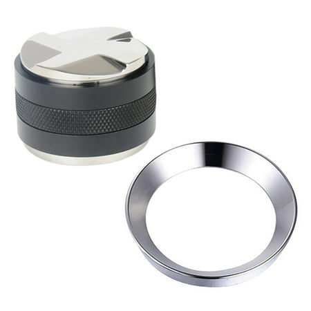1 Pcs 53mm Adjustable 304 Stainless Steel Coffee Espresso Tamper Convex & 1 Pcs 54mm Stainless Steel Coffee Dosing Ring
1 Pcs 53mm Adjustable 304 Stainless Steel Coffee Espresso Tamper Convex & 1 Pcs 54mm Stainless Steel Coffee Dosing Ring