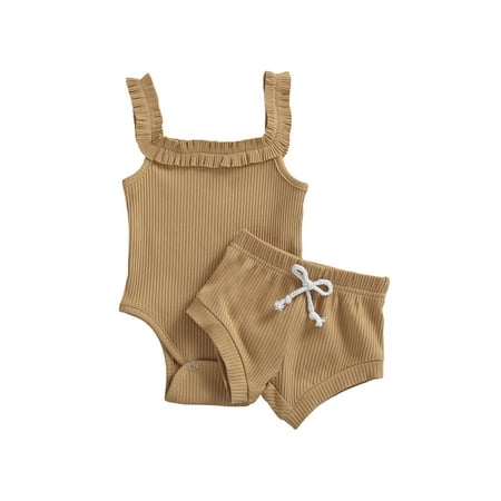 Inevnen Toddler Girl Boy Summer Solid Knitted Outfits Sleeveless Top Basic Plain Shorts Sets
Inevnen Toddler Girl Boy Summer Solid Knitted Outfits Sleeveless Top Basic Plain Shorts Sets