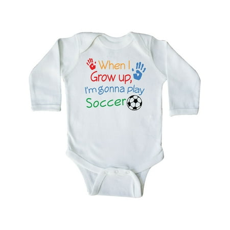 Inktastic Future Soccer Player Childs Gift Baby Boy or Baby Girl Long Sleeve Bodysuit
Inktastic Future Soccer Player Childs Gift Baby Boy or Baby Girl Long Sleeve Bodysuit