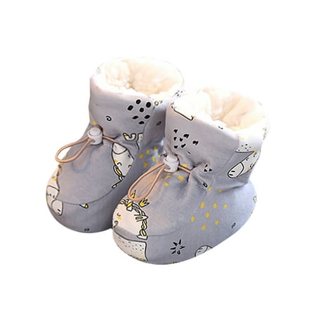 Eloshman Newborn Toddler Stay On Socks First Walkers Cotton Boots Prewalker Crib Shoes Walking Non-slip Plush Lining Booties Cute Winter Bootie Gray 6C
Eloshman Newborn Toddler Stay On Socks First Walkers Cotton Boots Prewalker Crib Shoes Walking Non-slip Plush Lining Booties Cute Winter Bootie Gray 6C