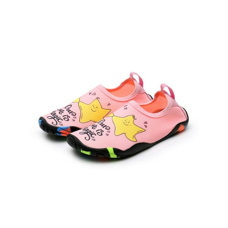Rockomi Children Water Shoes Slip On Beach Shoe Quick Dry Aqua Socks Kids Comfort Lightweight Floor Sock Cute Barefoot Flats Pink 1Y
Rockomi Children Water Shoes Slip On Beach Shoe Quick Dry Aqua Socks Kids Comfort Lightweight Floor Sock Cute Barefoot Flats Pink 1Y