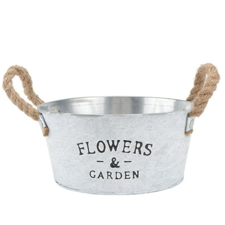 Frcolor 1Pc Iron Art Flower Bucket Garden Iron Bucket Decor Bucket Adornment (Silver)
Frcolor 1Pc Iron Art Flower Bucket Garden Iron Bucket Decor Bucket Adornment (Silver)