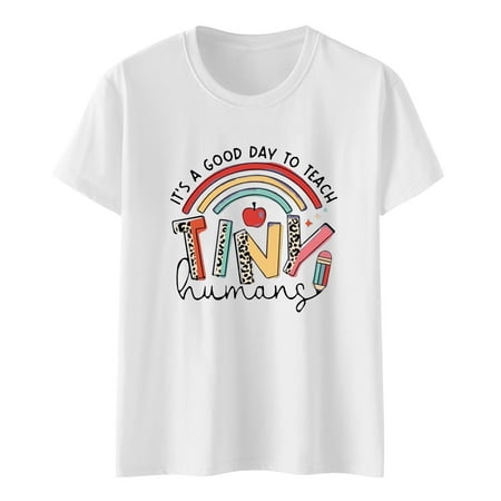 White Blouse for Women cute tops for women Fashion Women Summer Half Sleeve Pullover Solid Color Casual Blouse Tops Round-Neck Short Sleeve Lucky T-Shirt White XL
White Blouse for Women cute tops for women Fashion Women Summer Half Sleeve Pullover Solid Color Casual Blouse Tops Round-Neck Short Sleeve Lucky T-Shirt White XL