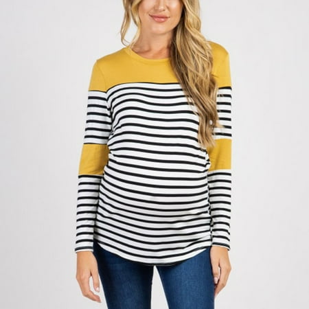 Shldybc Maternity Shirts Maternity O-Neck Stripe Long Sleeve Breast-Feeding Pregnant Woman Nursing Blouse Maternity Summer Clothes Summer Savings Clearance
Shldybc Maternity Shirts Maternity O-Neck Stripe Long Sleeve Breast-Feeding Pregnant Woman Nursing Blouse Maternity Summer Clothes Summer Savings Clearance