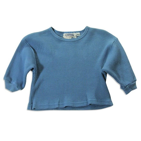 Whatever Kids Wanna Wear - Baby Boys Long Sleeve Thermal Top 23029-6Months (blue)