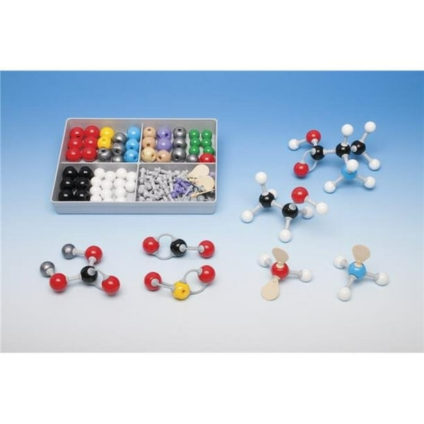 Molymod MMS-009 Inorganic/Organic Chemistry Molecular Model, Student Set (52 atom parts)