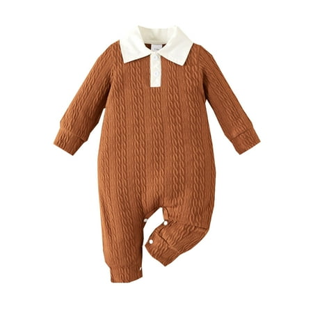 Larisalt Jumpsuits For Infant Girls Kids Baby Girl Romper Newborn Long Sleeve Jumpsuit Infant Cotton Outfit Footless Coverall Brown
Larisalt Jumpsuits For Infant Girls Kids Baby Girl Romper Newborn Long Sleeve Jumpsuit Infant Cotton Outfit Footless Coverall Brown