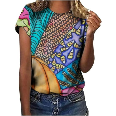 Mrat Sleep Shirts For Women Short Sleeve Round-Neck Blouses & Shirts Ladies Crewneck Short Sleeves Printed Pattern Casual Tops Blouse Print T-Shirt Yellow Blouses For Female
Mrat Sleep Shirts For Women Short Sleeve Round-Neck Blouses & Shirts Ladies Crewneck Short Sleeves Printed Pattern Casual Tops Blouse Print T-Shirt Yellow Blouses For Female