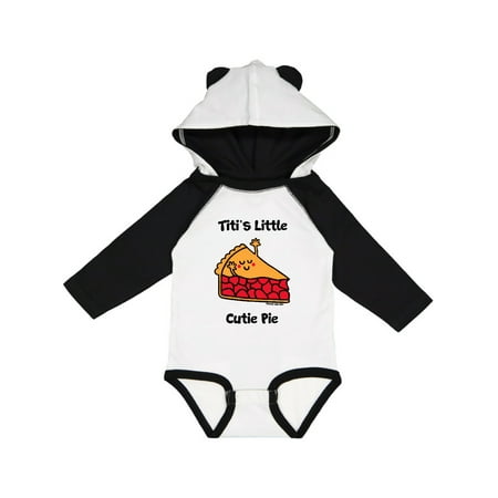 Inktastic Titi s little Cutie Pie Gift Baby Boy or Baby Girl Long Sleeve Bodysuit