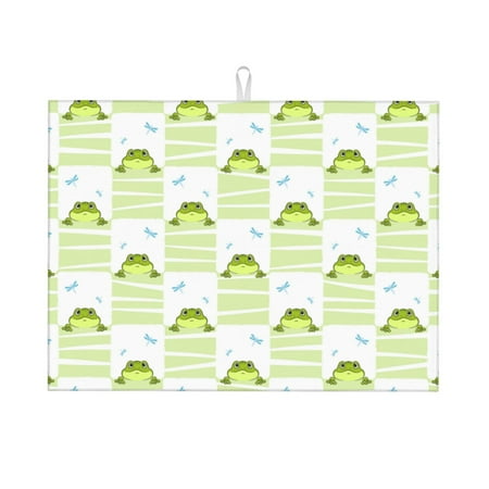 Dish Drying Mat Frogs and Dragonflies Highly Absorbent Microfiber Drying Mat Kitchen Counter or Sink Drawer Liner 18x24 Kitchen Drying Mat Coffee Mat Kitchen Essentials
Dish Drying Mat Frogs and Dragonflies Highly Absorbent Microfiber Drying Mat Kitchen Counter or Sink Drawer Liner 18x24 Kitchen Drying Mat Coffee Mat Kitchen Essentials
