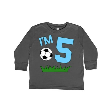 Inktastic I m Five! fifth birthday soccer Gift Toddler Boy or Toddler Girl Long Sleeve T-Shirt
Inktastic I m Five! fifth birthday soccer Gift Toddler Boy or Toddler Girl Long Sleeve T-Shirt