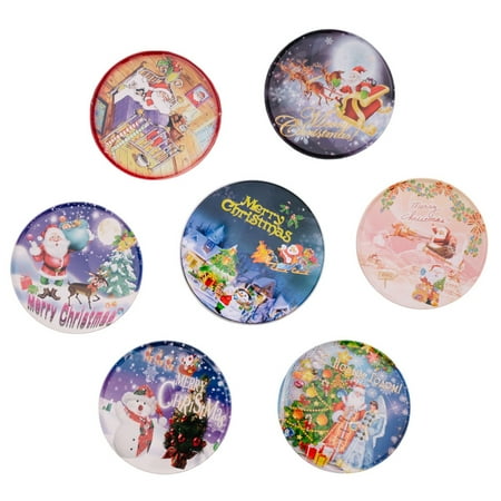 6PCS Thickening Coffee Tea Iron Coaster Christmas Pattern Heat Resistance Coaster for Home Office Marble Table Type B
6PCS Thickening Coffee Tea Iron Coaster Christmas Pattern Heat Resistance Coaster for Home Office Marble Table Type B