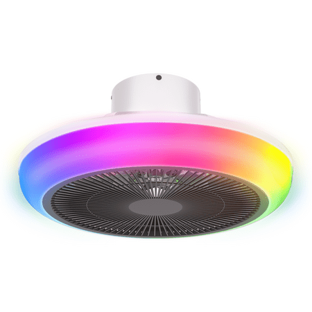 Magshion 18 Low Profile Ceiling Fan With Lights and Remote Modern Flush Mount Enclosed RGB 7-Color Ceiling Fan With Smart APP Control Music Speaker For Bedroom Living Room Black
Magshion 18 Low Profile Ceiling Fan With Lights and Remote Modern Flush Mount Enclosed RGB 7-Color Ceiling Fan With Smart APP Control Music Speaker For Bedroom Living Room Black