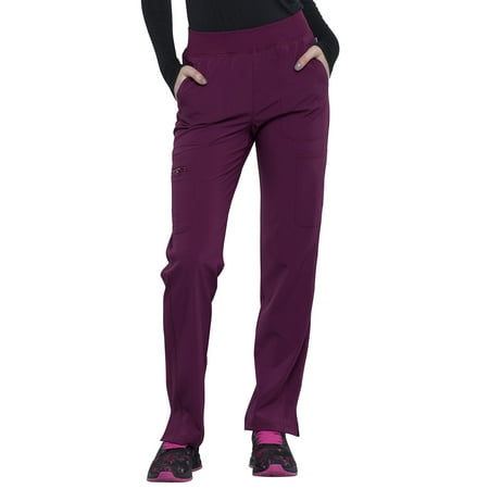Cherokee Infinity Women s Scrubs Pant Mid Rise Tapered Leg Pull-On CK065A