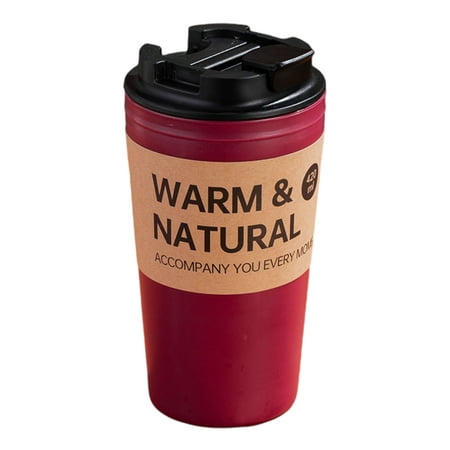 Biplut 420ml Water Cup Food Grade Large Capacity Plastic Anti-slip Coffee Mug with Dust-proof Lid for Home(Red)
Biplut 420ml Water Cup Food Grade Large Capacity Plastic Anti-slip Coffee Mug with Dust-proof Lid for Home(Red)