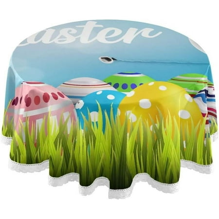Hyjoy 60 Easter Bunny Eggs Outdoor Round Tablecloth Waterproof Stain-Resistant Non-Slip Circular Tablecloth with Umbrella Hole and Zipper for Tabletop Backyard Party BBQ Decor
Hyjoy 60 Easter Bunny Eggs Outdoor Round Tablecloth Waterproof Stain-Resistant Non-Slip Circular Tablecloth with Umbrella Hole and Zipper for Tabletop Backyard Party BBQ Decor