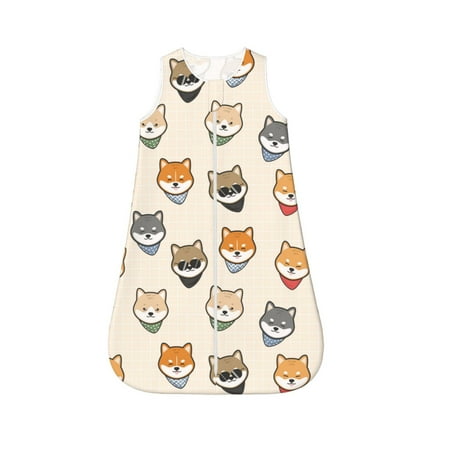 Fotbe Shiba Head Face Pattern Sleep Sack - Baby Wearable Blanket with Zipper Extra Soft Cotton Sleeveless Sleeping Bag for Infants-X-Large
Fotbe Shiba Head Face Pattern Sleep Sack - Baby Wearable Blanket with Zipper Extra Soft Cotton Sleeveless Sleeping Bag for Infants-X-Large