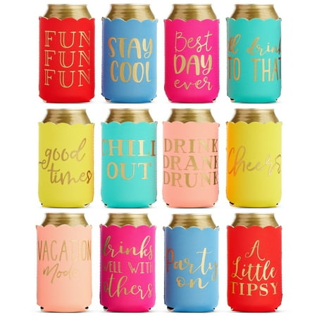 12 Pack Beer Can Cooler Sleeves Party Koozies Supplies 12 Designs Fit 12 oz Cans
12 Pack Beer Can Cooler Sleeves Party Koozies Supplies 12 Designs Fit 12 oz Cans