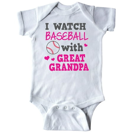 Inktastic I Watch Baseball with My Great Grandpa Gift Baby Boy or Baby Girl Bodysuit
Inktastic I Watch Baseball with My Great Grandpa Gift Baby Boy or Baby Girl Bodysuit