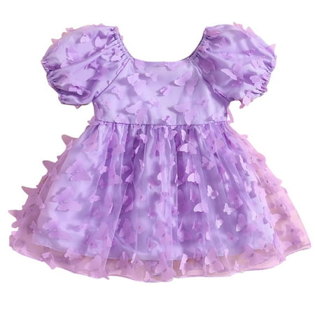Kids Toddler Baby Girls Summer Princess Dress Short Puff Sleeve 3D Butterfly Decor Tulle Dress
Kids Toddler Baby Girls Summer Princess Dress Short Puff Sleeve 3D Butterfly Decor Tulle Dress