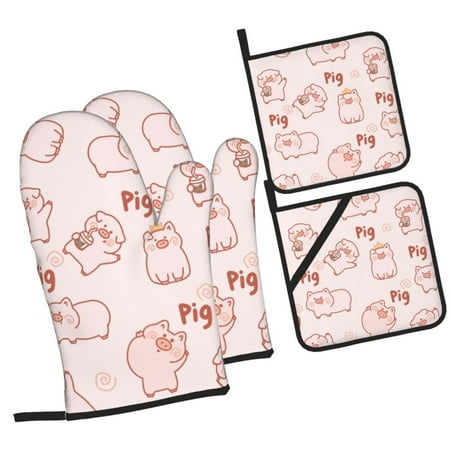 ZICANCN Oven Mitts and Pot Holders Sets Brown Tiger Texture Baking Sets for Kitchen BBQ Gloves Heat Resistant Cooking 4 Pieces
ZICANCN Oven Mitts and Pot Holders Sets Brown Tiger Texture Baking Sets for Kitchen BBQ Gloves Heat Resistant Cooking 4 Pieces