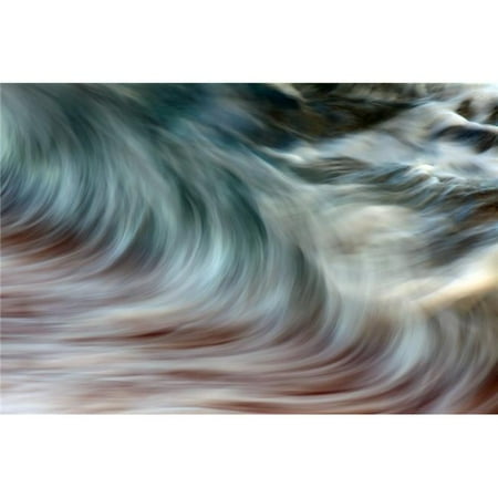 Posterazzi DPI12305496 Ocean Wave Blurred by Motion - Hawaii United States of America Poster Print by Vince Cavataio, 19 x 12