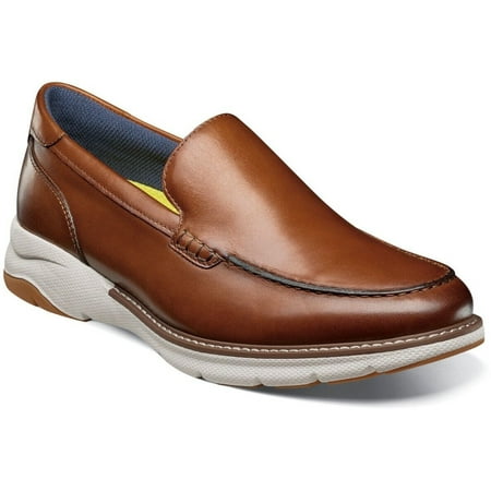 Men s Florsheim Frenzi Moc Toe Venetian Loafer Walking Shoes Cognac 14392-221