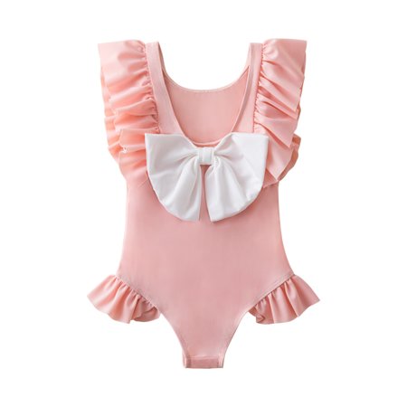 Toddler Baby Girls Summer One-Piece Swimsuit Cute Princess Bow Ruffles Bathing Suit Solid Color Round Neck Sleeveless Swimwear
Toddler Baby Girls Summer One-Piece Swimsuit Cute Princess Bow Ruffles Bathing Suit Solid Color Round Neck Sleeveless Swimwear