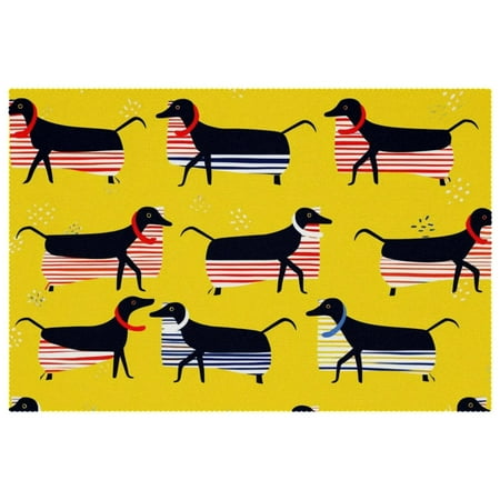 Placemats Set of 1 Table Placemats for Home Holiday Party Bonjour French Dogs
Placemats Set of 1 Table Placemats for Home Holiday Party Bonjour French Dogs