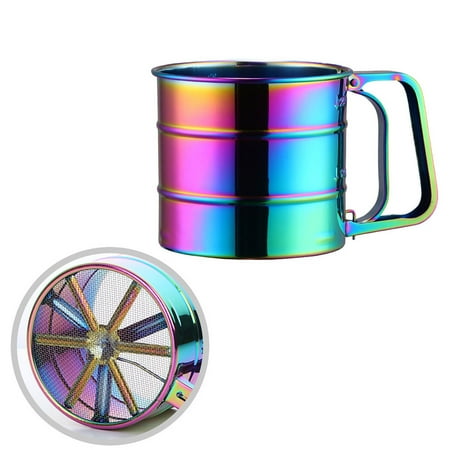 Tiezhimi Stainless Steel Mechanical Mesh Sieve Flour FilterI cing Shaker Baking Sugar
Tiezhimi Stainless Steel Mechanical Mesh Sieve Flour FilterI cing Shaker Baking Sugar
