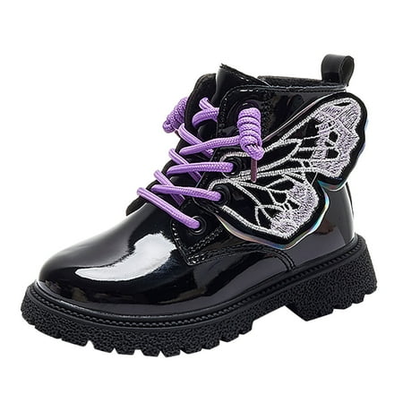 Kureaily Girls Butterfly Decoration Lace Shoes Mesh Lace Boots Non Breathable Boots 8-9 Years
Kureaily Girls Butterfly Decoration Lace Shoes Mesh Lace Boots Non Breathable Boots 8-9 Years