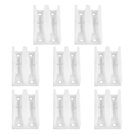 8pcs Sliding Door Bottom Floor Guide Plastic Glass Shower Door Roller Guide