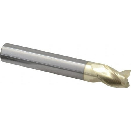 Accupro 3/8 1/2 LOC 3/8 Shank Diam 2-1/2 OAL 3 Flute Solid Carbide Square End Mill Single End ZrN Finish Spiral Flute 37° Helix Centercutting Right Hand Cut Right Hand Flute
Accupro 3/8 1/2 LOC 3/8 Shank Diam 2-1/2 OAL 3 Flute Solid Carbide Square End Mill Single End ZrN Finish Spiral Flute 37° Helix Centercutting Right Hand Cut Right Hand Flute