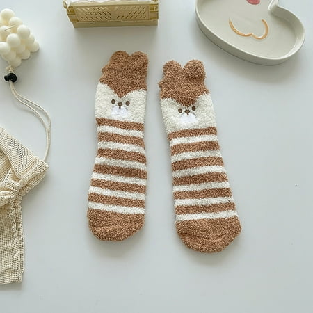 EQWLJWE Woman s Girls Cute Coloer Stripe Wave Point Print Thicken Coral Fleece Keep Warm Socks Sox Socks Holiday Clearance
EQWLJWE Woman s Girls Cute Coloer Stripe Wave Point Print Thicken Coral Fleece Keep Warm Socks Sox Socks Holiday Clearance