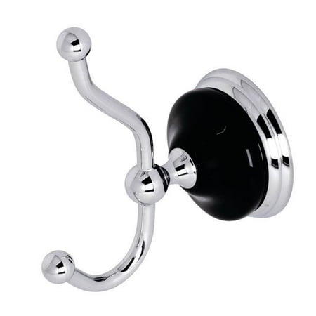 Water Onyx Robe Hook Polished Chrome