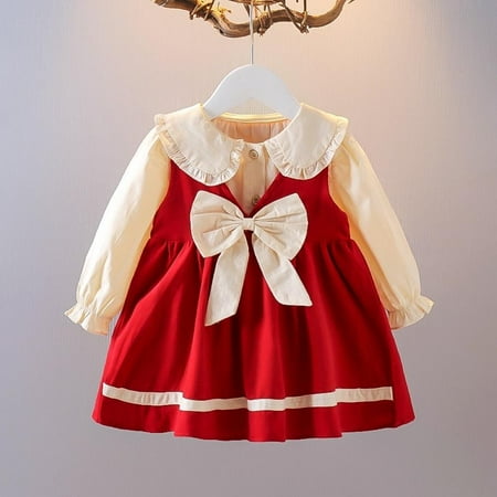 Autumn Warm Girls Sweet Bowknot Strap Dress Long Sleeve Shirt Two Piece Set Sweet Girls Princess Dress For Party Wedding Skirt
Autumn Warm Girls Sweet Bowknot Strap Dress Long Sleeve Shirt Two Piece Set Sweet Girls Princess Dress For Party Wedding Skirt