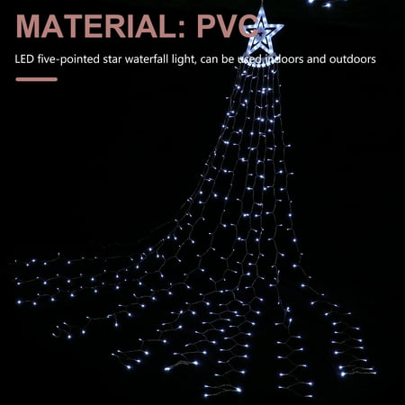 1 Set Creative Waterfall Lamp Outdoor Lawn Decor LED Five-pointed Star Light 
1 Set Creative Waterfall Lamp Outdoor Lawn Decor LED Five-pointed Star Light