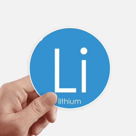 Chestry Elements Period Table Alkali Metal Lithium Li Sticker Round Wall Suitcase Laptop Label Bumper
Chestry Elements Period Table Alkali Metal Lithium Li Sticker Round Wall Suitcase Laptop Label Bumper